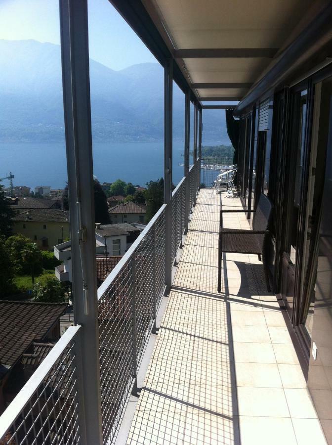 Lichtdurchflutete Ferienwohnung Mit Panorama-Sicht Und Schwimmbad/Sauna Muralto Exterior foto